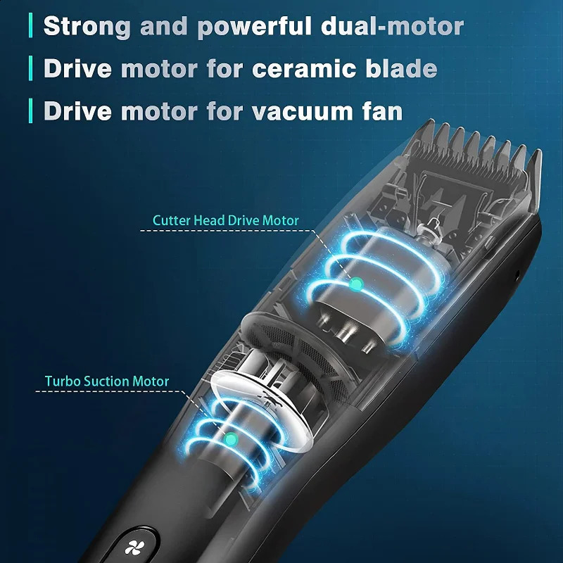 Hair Trimmer Body Hair Trimmer for Men Electric Groin Hair Trimmer with Vacuum Hair Suction IPX7 Waterproof Body Groomer Ball Back Shavers 231116