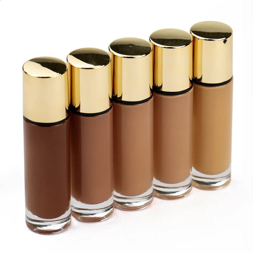 Foundation Round Bottle Matte Moisture Waterproof All Kinds Skin Private Label Liquid Foundation Custom Base Make Up Bulk Makeup 231116