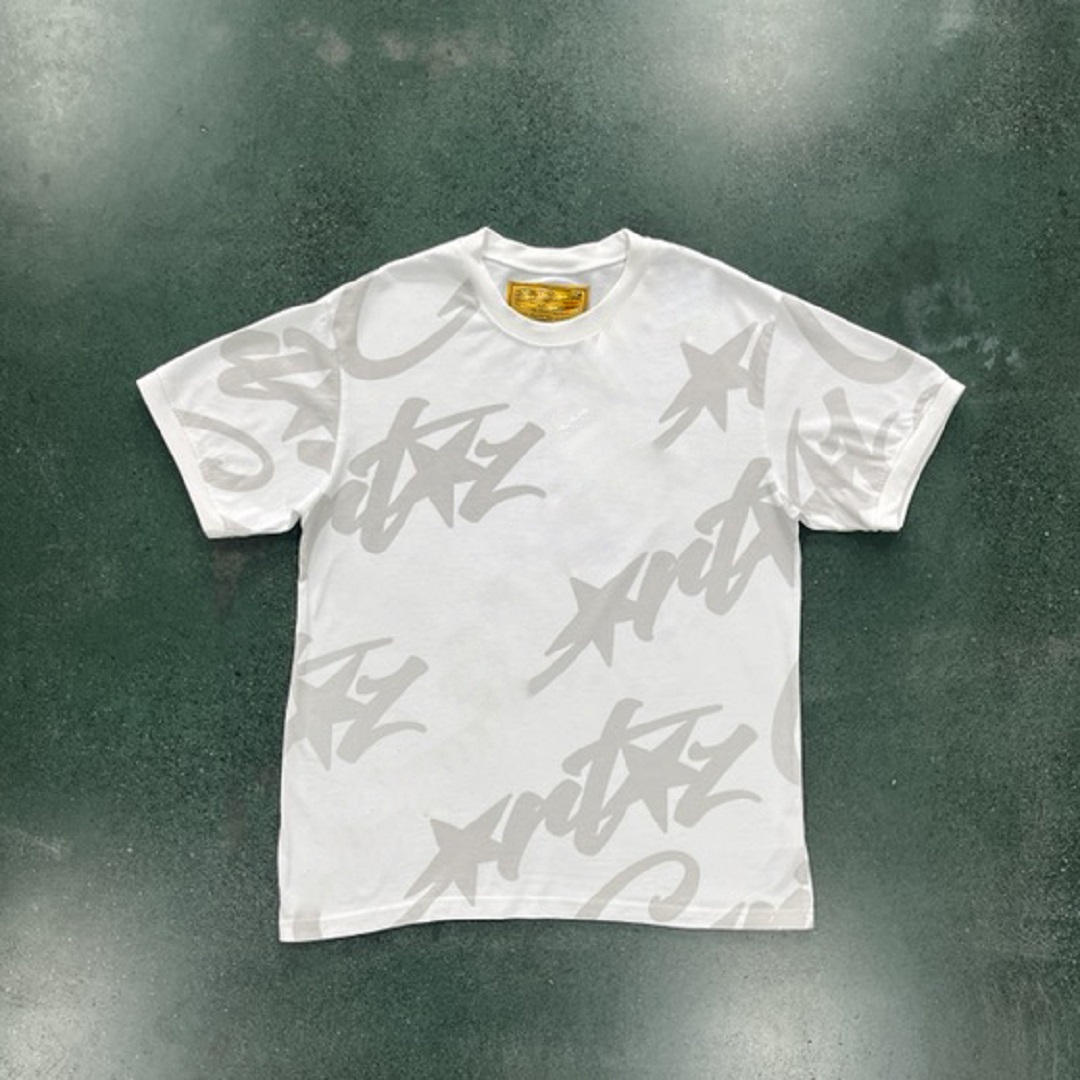 Mens Designer T-shirt Animal Pattern Anime Character T-shirt sommarpar samma runda hals t-shirt skjorta