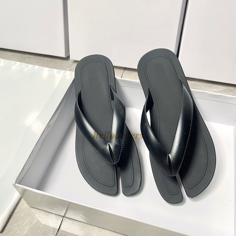 Maison Maisons MM6 Tabi Flip Flops Fashion Slippers beach sandals Beige grey black Size 35-44