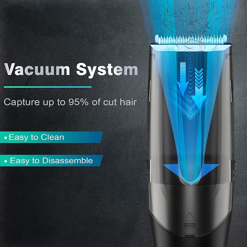 Hair Trimmer Body Hair Trimmer for Men Electric Groin Hair Trimmer with Vacuum Hair Suction IPX7 Waterproof Body Groomer Ball Back Shavers 231116