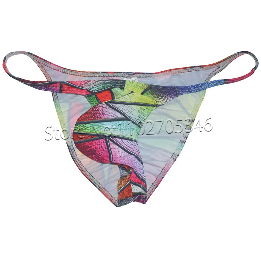 Slip a vita bassa da uomo Intimo packer Custodia convessa Bikini sexy in posa Micro boxer con rigonfiamento del pene gay