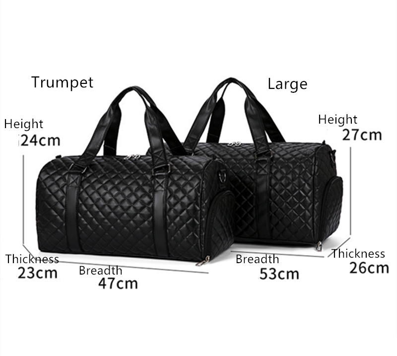 lu Outdoor Bags Nylon Duffel Storage Yoga Gym Large Unisex Travel Waterproof Casual Beach Exercise Luggage Bag ll2428