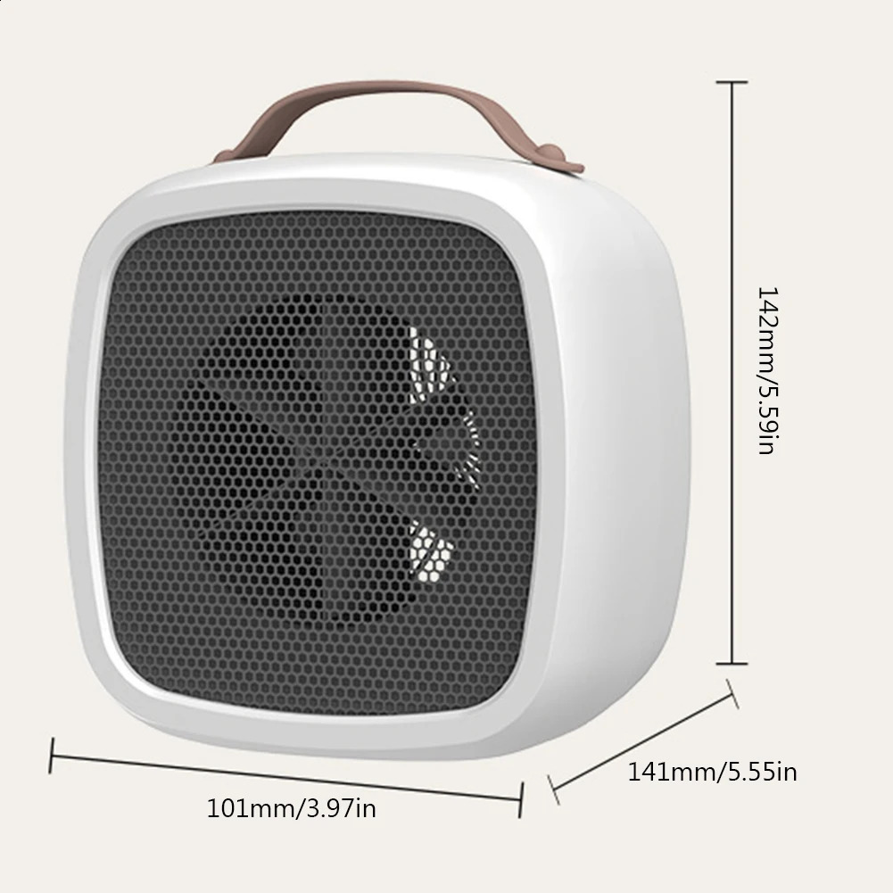 Elektrische deken 500W snelle verwarming kleine ruimte ventilatorkachel kantoor badkamer knop luchtblazer huishoudelijke apparaten desktop draagbaar 231116