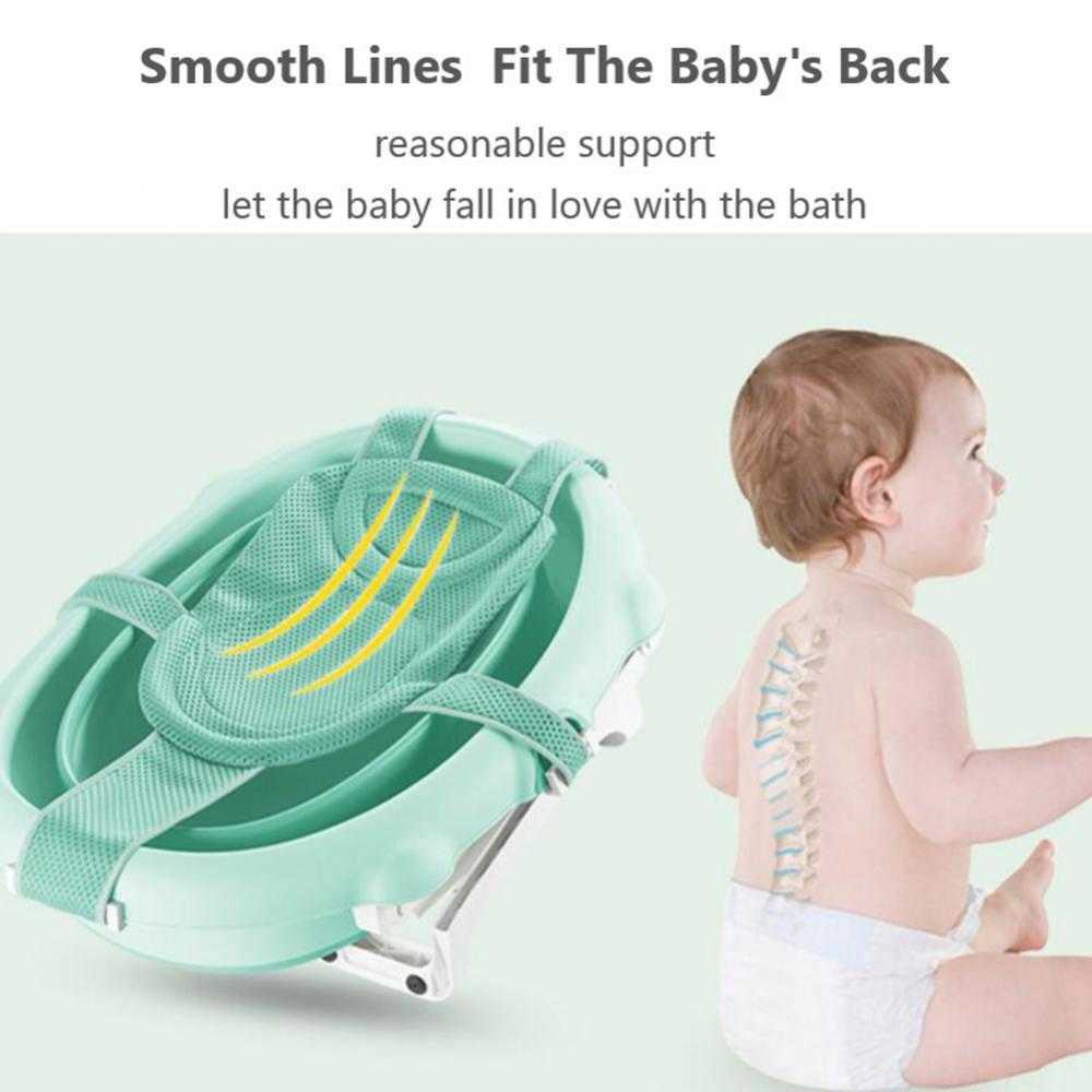 Ing Tubs s Support Foldble Tub Pad Anti-Slip Mat Children Tub Shower Cradle Bed Seat Baby Bath P230417