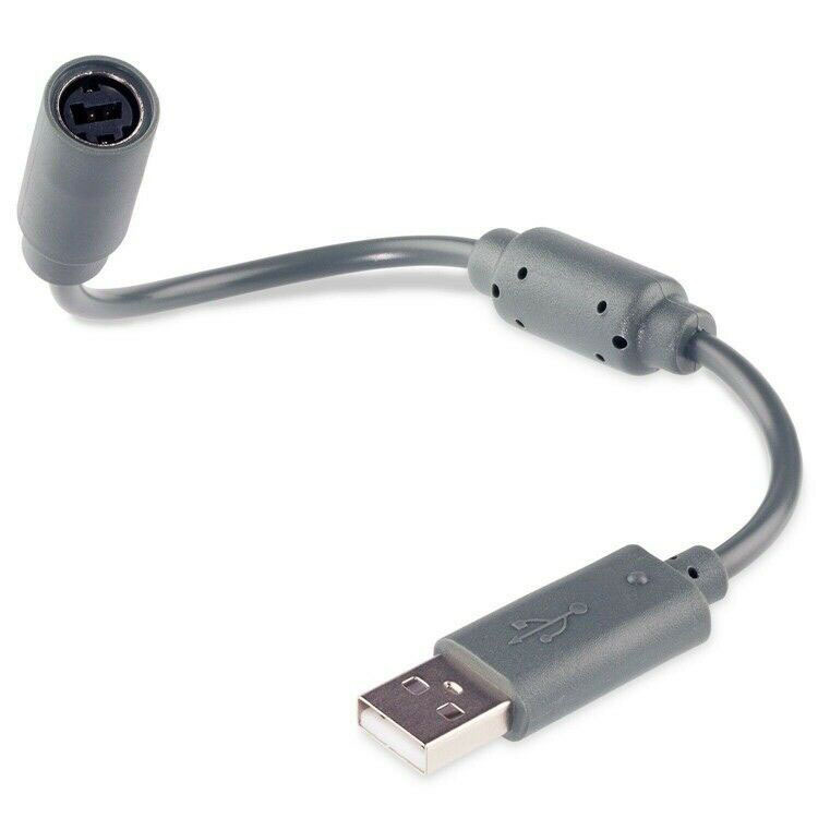 Microsoft Xbox 360 컨트롤러 확장 케이블 유선 코드 어댑터 22cm 교체 USB 브레이크 어웨이 데이터 케이블