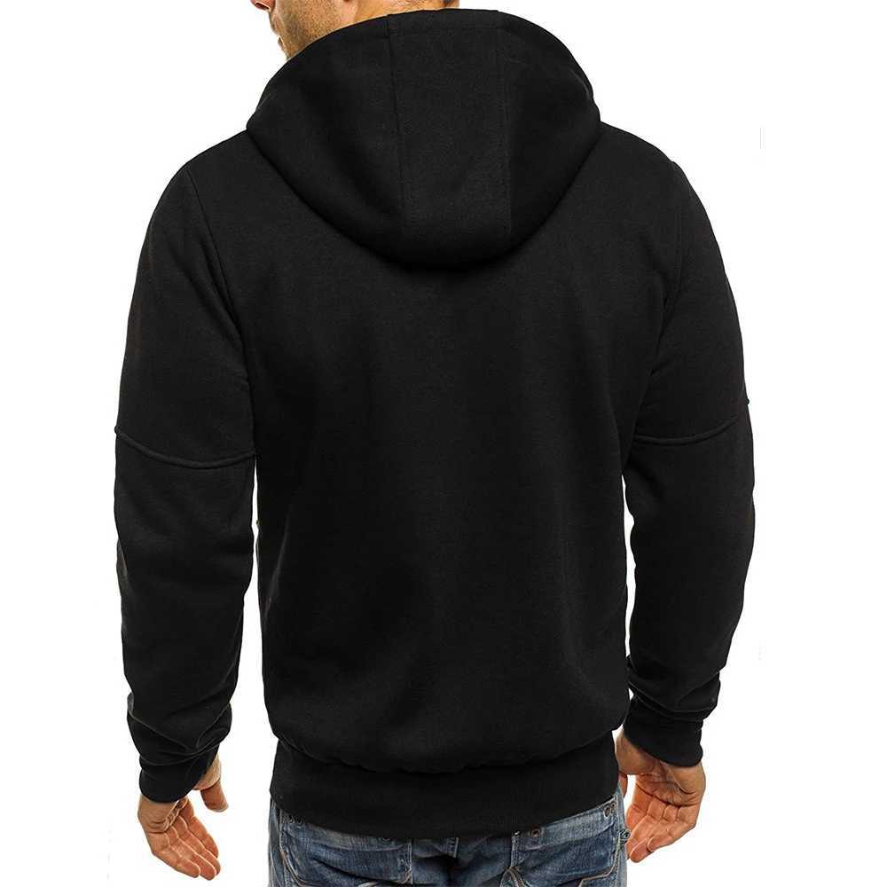 Men's Hoodies Sweatshirts Men Slim Fit Zipper Hoodies Sweatshirts Sport Men Fashion Clothes Casual Zip Up Hoodies Hommes Polerones Para Hombres Felpa Uomo J231116