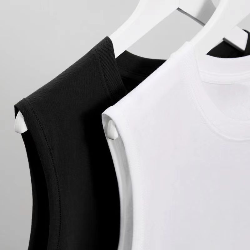 Men's designer T-shirt Tees Mens Tank Tops t shirts Summer Slim Fit Sports Breathable Sweat-absorbing Black Underwear Bottom Top Fashion Clothing