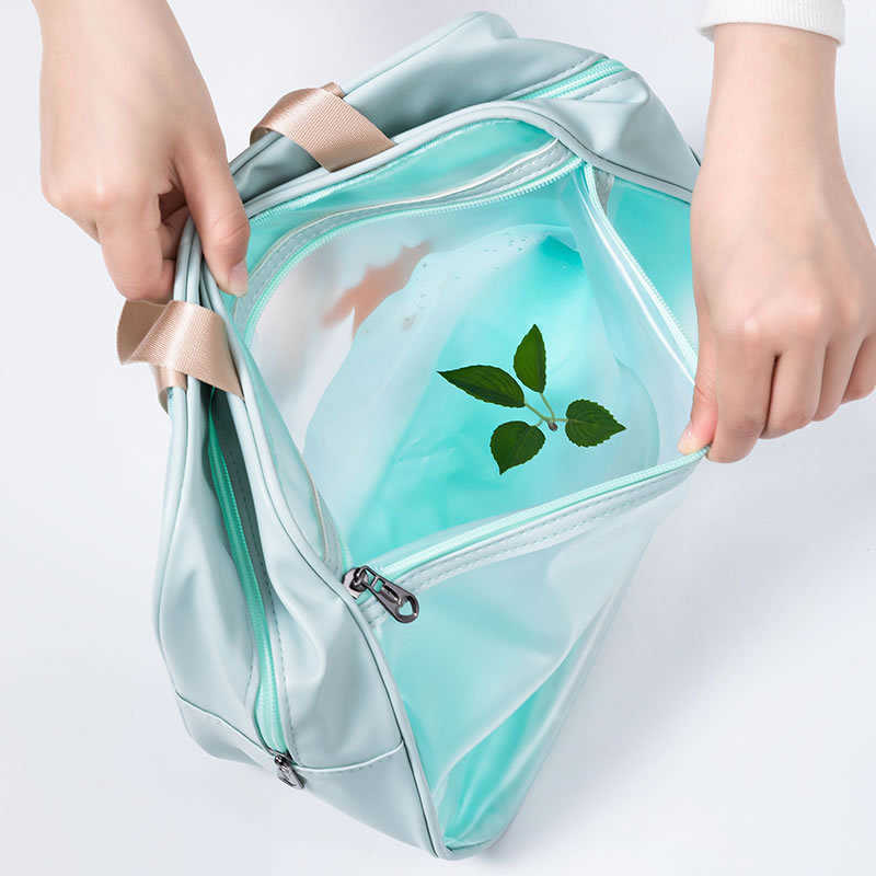 Cosmetic Bags Large Capacity Women Waterproof Transparent Zip Organizer Beauty Female Travel Makeup Wash Kits Wy22 230417