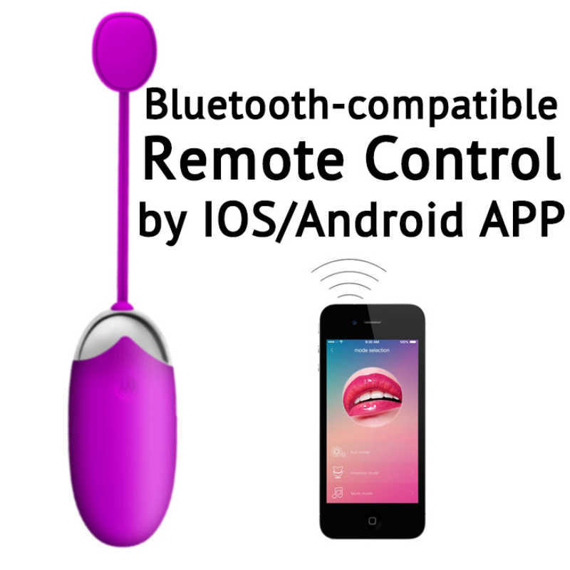 Uova Bluetooth compatibile Uovo APP Telecomando Vibratore Kegel Palline vaginali Prodotti intimi Giocattoli sessuali donna Adulti Vagina Shop 1124