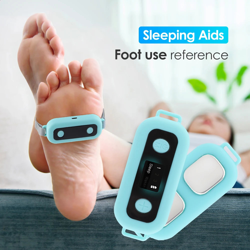 Foot Massager Handheld Sleep Aid Sleep Holding Instrument Pressure Relief Sleeper Device Hand Foot Massager Sleeping Anxiety Therapy Massage 231116