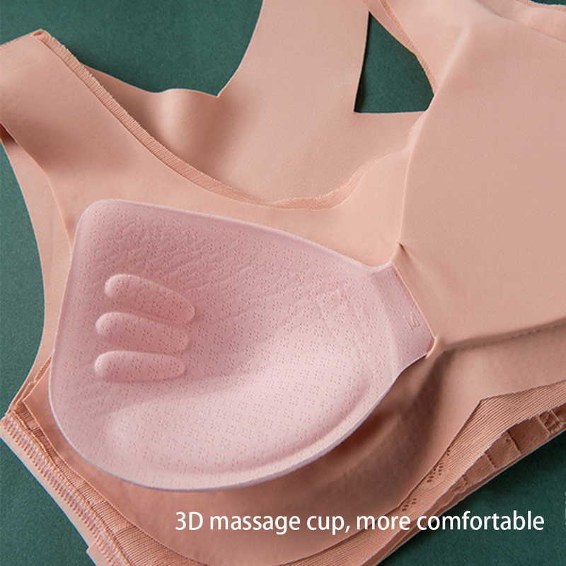 Bras Women Bra Posture Corrector Seamless Push Up Shockproof Sports Support Fitness Vest Underwear Adjustment Back Bra 2022 New P230417