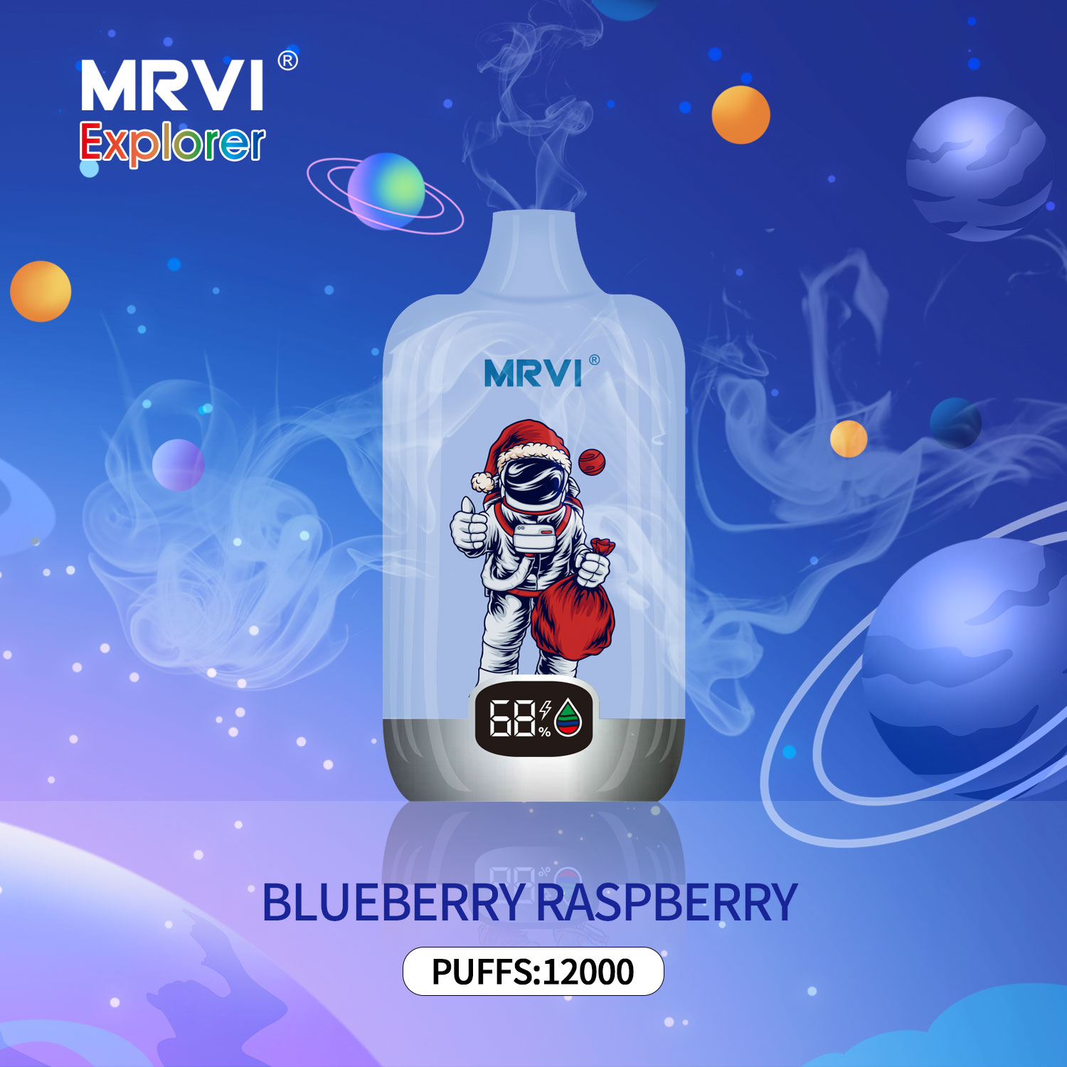 MRVI Explorer Puff 12000 Puff 12k Derbanable E Cigarettes Vape Vape Vapes Puffle Pouffle 22 ml Prifrel Puff Bar 650mAh Batterie Ship Vape Device