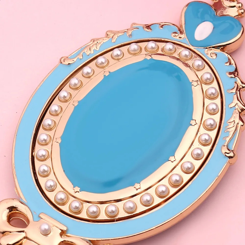 Compact Mirrors No Make Up Mirror Beauty Girl Mirror Water Ice Moon Beauty Cute Carrying Small Mirror 231116