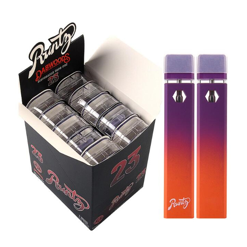 En yeni Runtz Runty Tek Kullanımlık Vape Kalem 1ml Pods Dabwoods Başlangıç ​​Kitleri E Sigara Boş Vapes Pod 1000mg Kalın Yağ Buharlaştırıcı Kalem