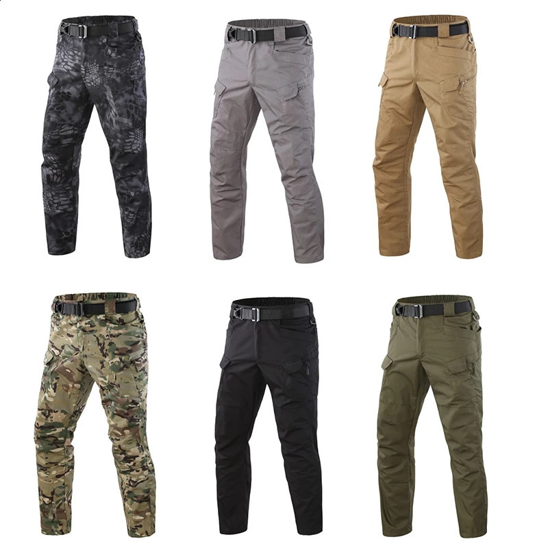 Mens Jeans Homens Calças Táticas Militares À Prova D 'Água Caminhadas Calças Resistentes Ao Desgaste Trekking Pesca Caça Escalada 231116