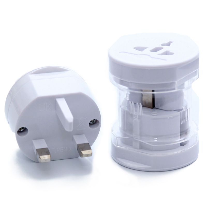 International Wall Chargers Global Travel Adapter Universal Socket Plug EU US AU UK NZ All In One World Wide Electrical Power Plug Home Cylinder Wall Port With Package
