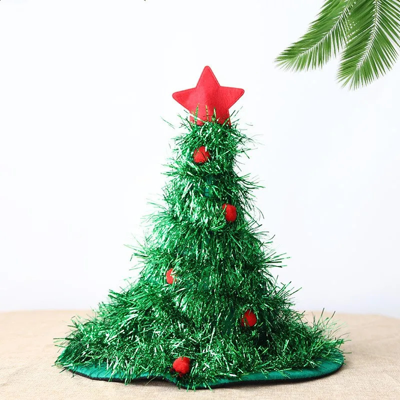 BeanieSkull Caps Creatief Niet-geweven Stof Regenzijde Kerstboom Hoed Themakleding Feest Rollenspel Woondecoratie Benodigdheden 231116