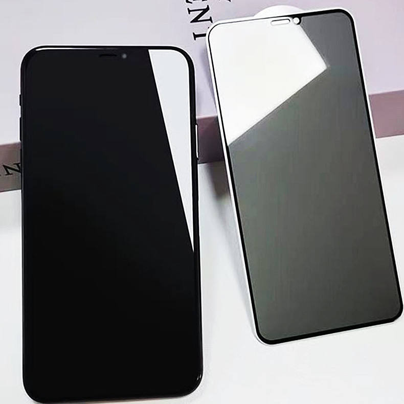 Anti-glare Privacy Screen Protector for iPhone 15 14 Plus 13 Pro Max 12 Mini 11 XS XR Samsung S23Plus S22 S21 FE Anti-peeping Black Temper Glass