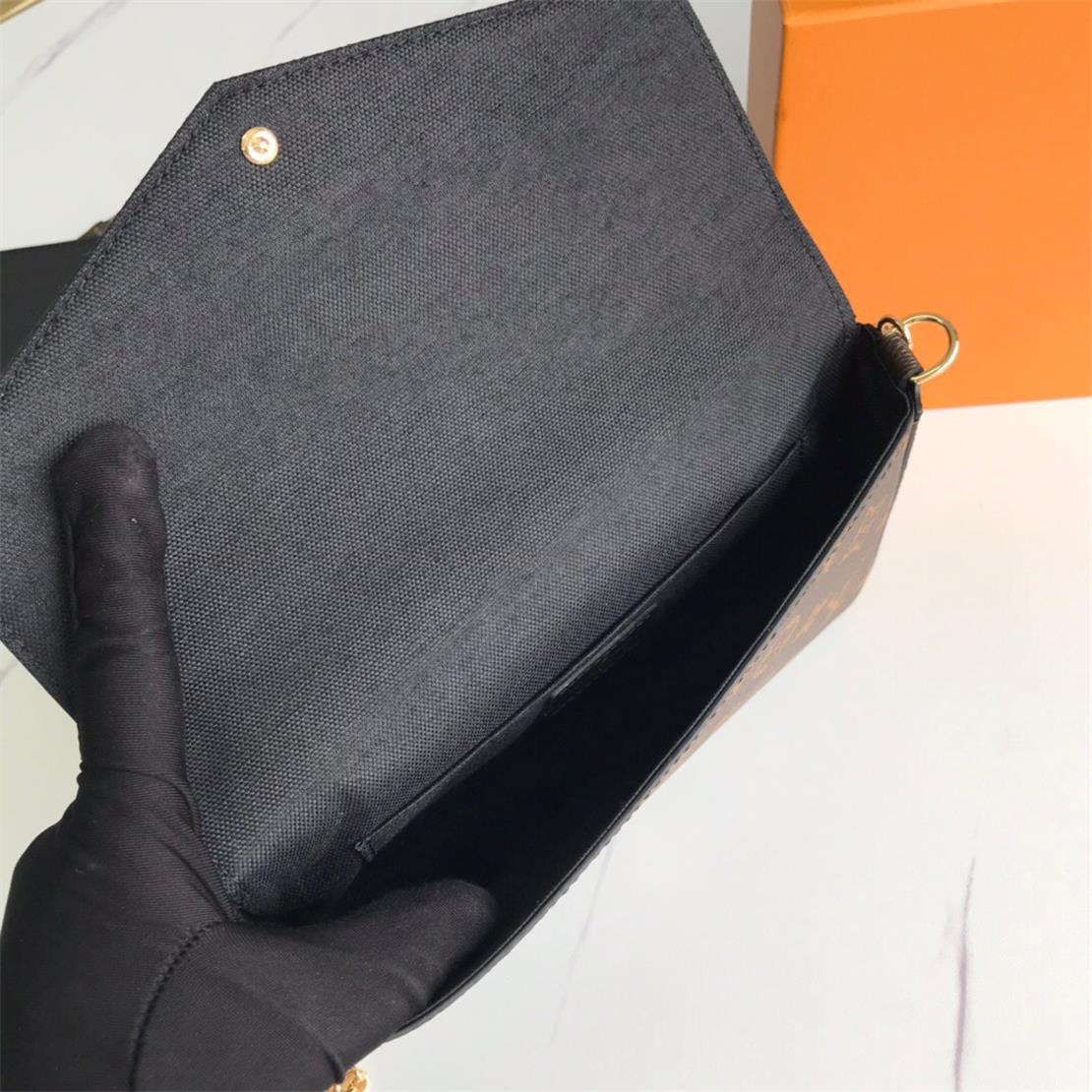 2023 borsa del progettista lettera borsa da donna borsa a catena luxurys designer borse borse a tracolla da donna fiore in rilievo moda femminile borsa a tracolla porta carte portafoglio