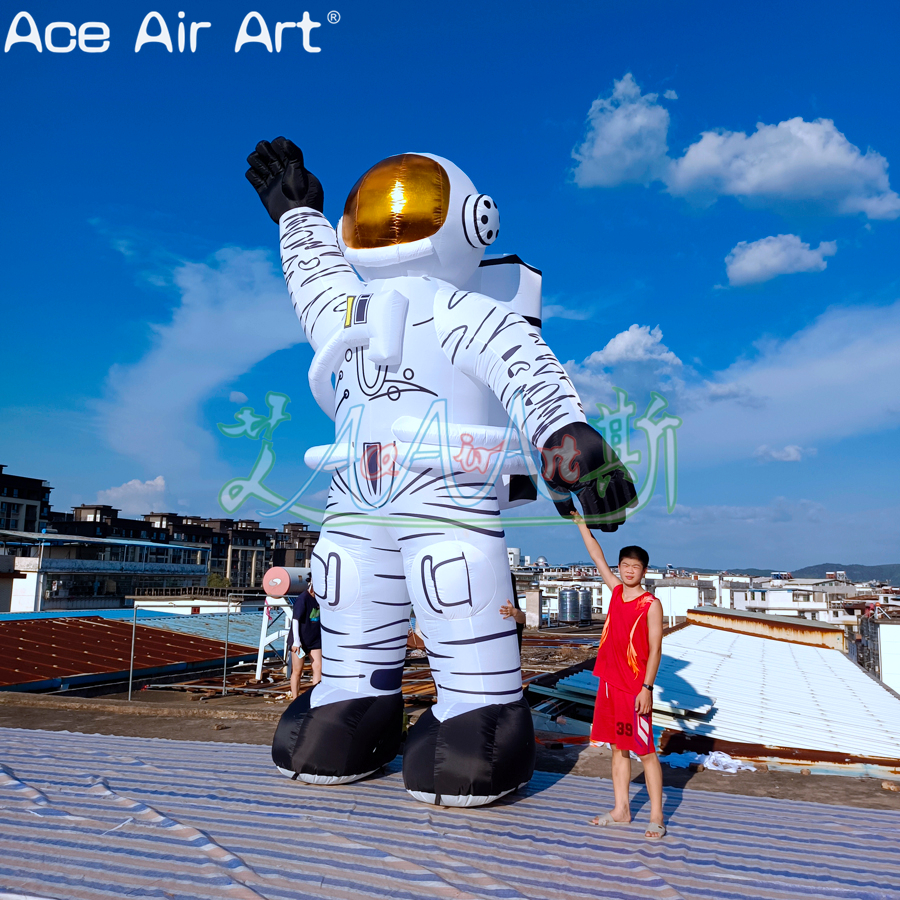 Modèle d'astronaute gonflable géant de bande dessinée d'astronaute gonflable géant de 2023 pour la publicité extérieure