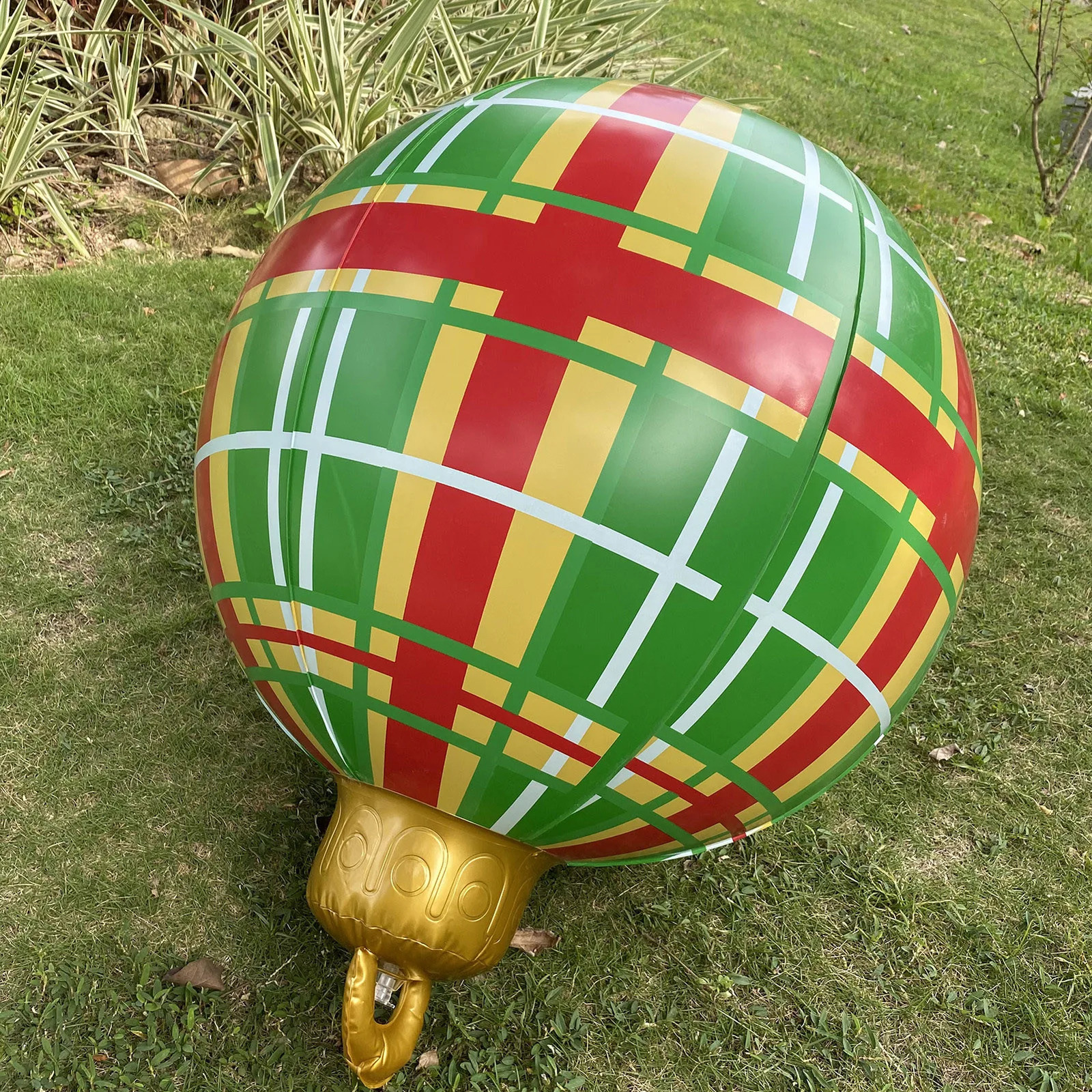 Decorazioni natalizie 60 cm Grandi palle di Natale Decorazioni l'albero di Natale Atmosfera all'aperto Palline di Natale Giocattoli la casa Regalo Palla ornamento 231116