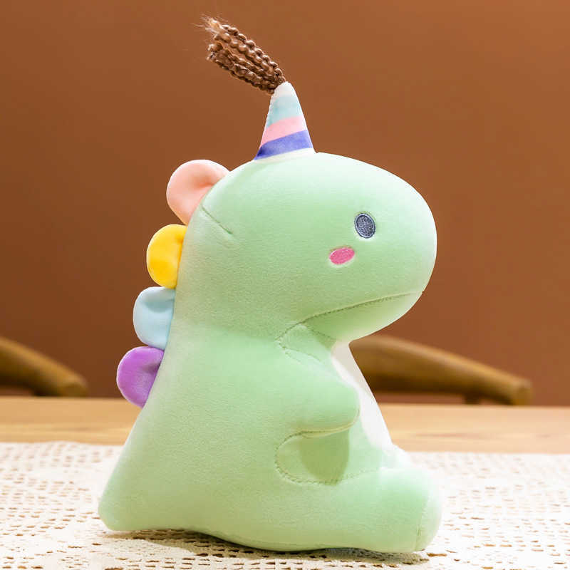 Stuffed Plush Animals 30cm Squishy Dinosaur Doll Plush Toy Rainbow Friends Soft Dino Plushie Little Cartoon Kawaii Animal Peluche Kids Birthday