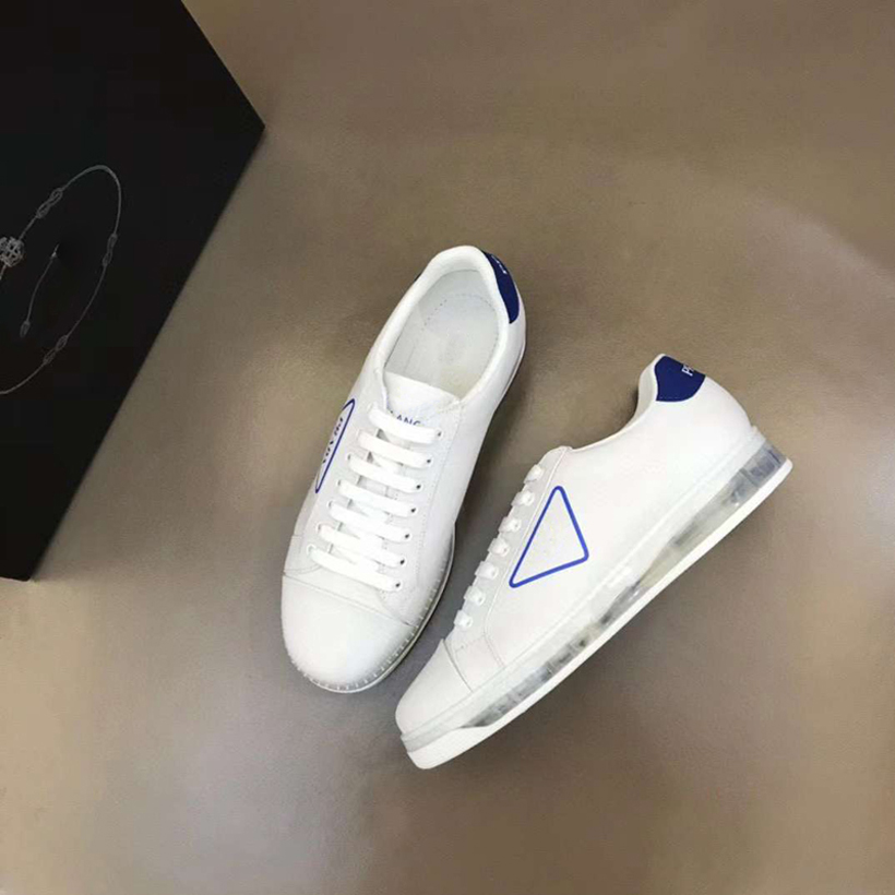 Berömda varumärke män casual skor senior polarius onyx harts tydliga botten löpande sneakers italiensk klass klassiska låga toppar vit kalvskinn designer tennis sportskor låda eu 38-45