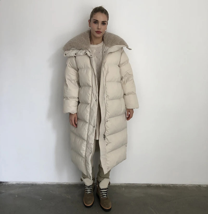 Parka en duvet pour femmes, manteau d'hiver élégant, épais et chaud, 2023, 231116