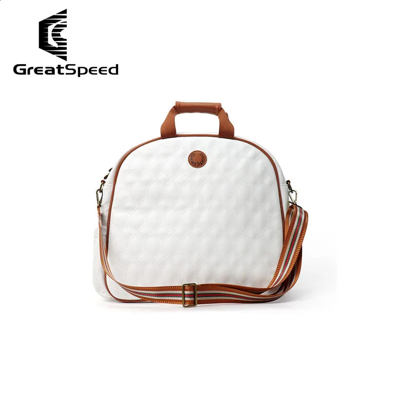 Borse da tennis 2024 Borsa da paddle GreatSpeed Uomo Donna Nero Bianco PU Borsa da tennis racchette da badminton Borsa a tracolla portatile racchette da padel Borse 231116