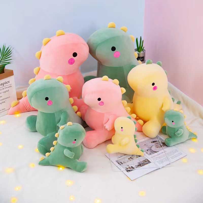 Stuffed Plush Animals 25/30cm 9 Styles Super Soft Dinosaur Plush Doll Cartoon Stuffed Animal Dino Toy for Kids Baby Hug Doll Sleep Pillow Home Decor