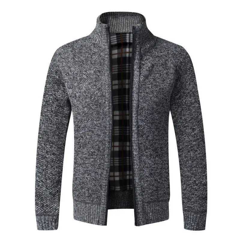 Sweaters pour hommes 2023 Cardigan en tricot pour hommes Hiver Zip-up Vintage Vêtements en polaire chaude sur Slim Fit Pulls Mâle Style Coréen Golf Manteau d'extérieur J231116