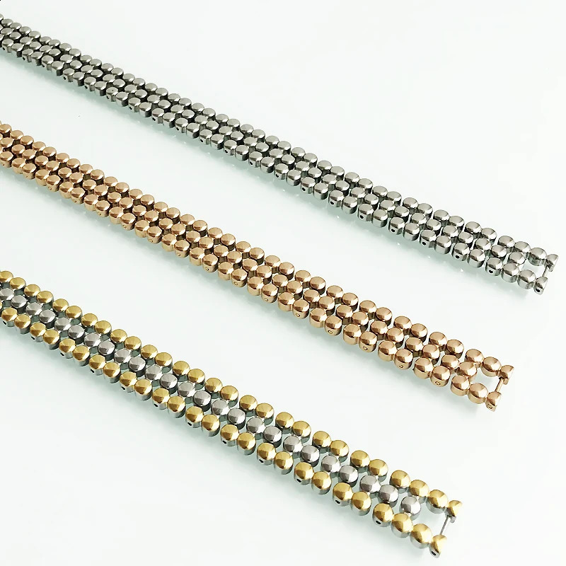 Bracelet de perles en acier inoxydable plaqué or pour femmes hommes énergie soins de santé puissance thérapie magnétique Bracelets pour hommes Homme bijoux 231116
