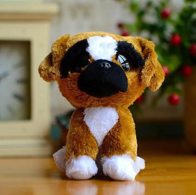 Decorazione nuovi 35 giocattoli di peluche di design di peluche 15 cm Grandi occhi all'ingrosso Animali Bambole morbide bambini Regali di compleanno giocattolo