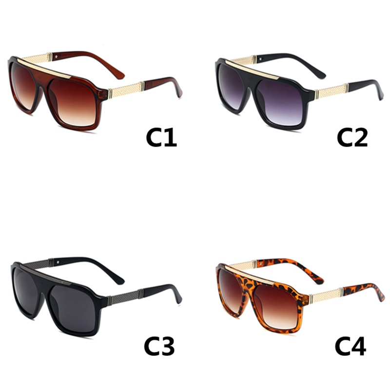 Unisex vierkante vintage zonnebril merkontwerp zonglases klassieke retro mannelijke vrouwelijke UV400 brillen