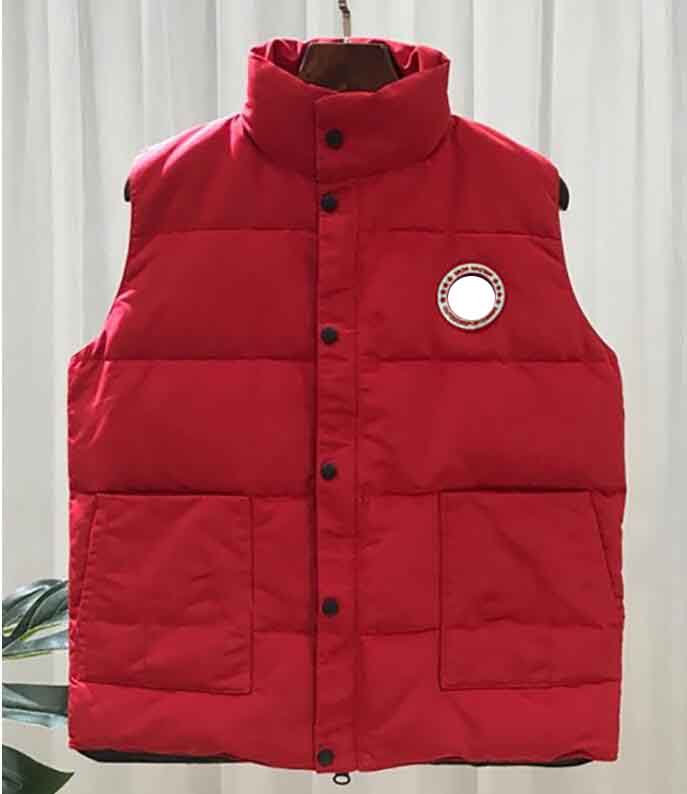 23SSluxury Down Goose Vest Jacket's Canadian Style Mens Designer Jacket Coat Män och kvinnor Högkvalitativa vintermän varma Vest's Vanmei