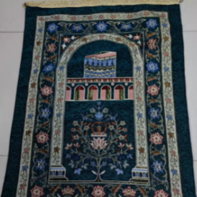 ensemble de tapis de prière musulman Sejadah chapelet perles tapis de prière ensemble cadeau islamique musulman arabe articles unisexe Eid cadeau Ramadan ensemble cadeau 22275x