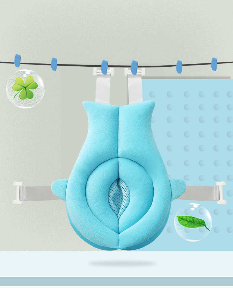 Bathing Tubs Seats Baby Shower Blooming Flower Newborn Bathtub Foldable shark shape Cushion skin Bath pad portable bath tub Soft Seat Play mat 80cm P230417