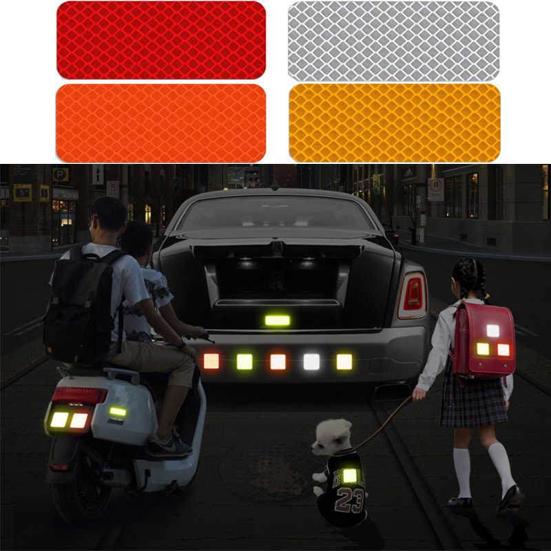 Autobumper reflecterende stickers Reflecterende waarschuwingsstrooktape Veilige reflectorstickers Stickers Stickers