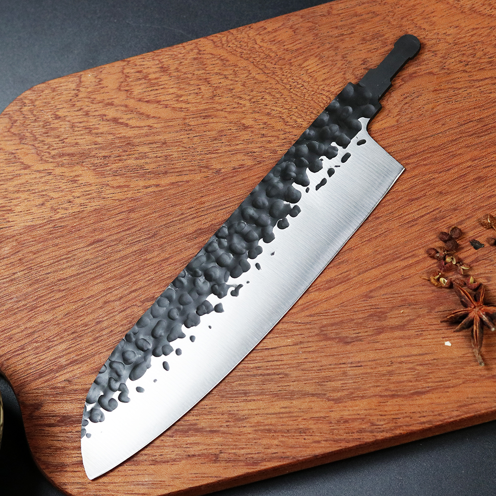 Diy Camp Kitchen High Quality Factory Wholesale Handforged Professional Kitchen Knife VG10 Steel Core Chef Knife 6-Inch Art Knifit Tattoo Practical Chef Knife