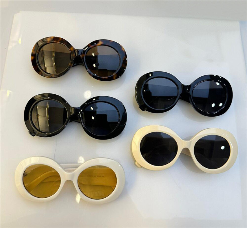 New fashion design round sunglasses 1647 acetate frame classic simple and popular style outdoor UV400 protection glasses