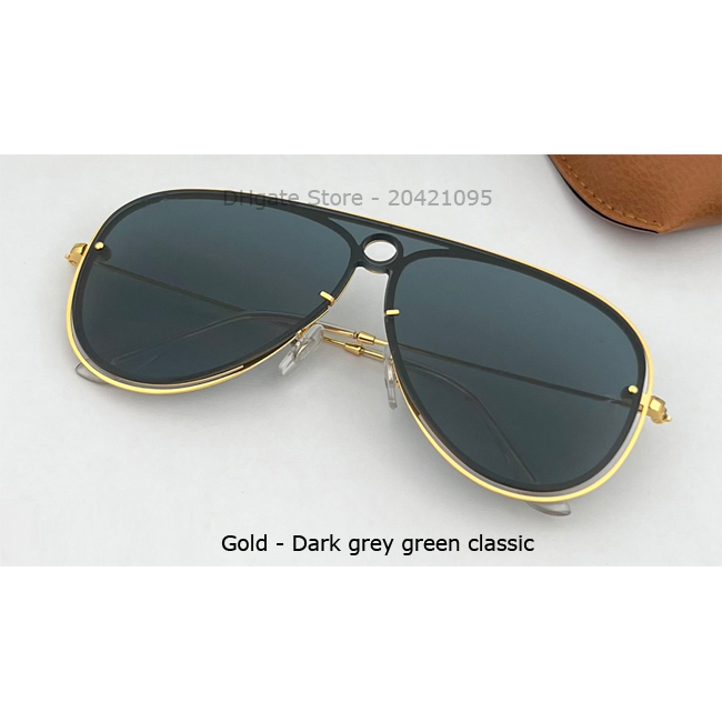 Mode AAAA Qualität Übergroße Sonnenbrille für Männer Frauen Metall Luftfahrt Sonnenbrille Vintage -Gradient UV -Schutz Gafas Brand Des253Q