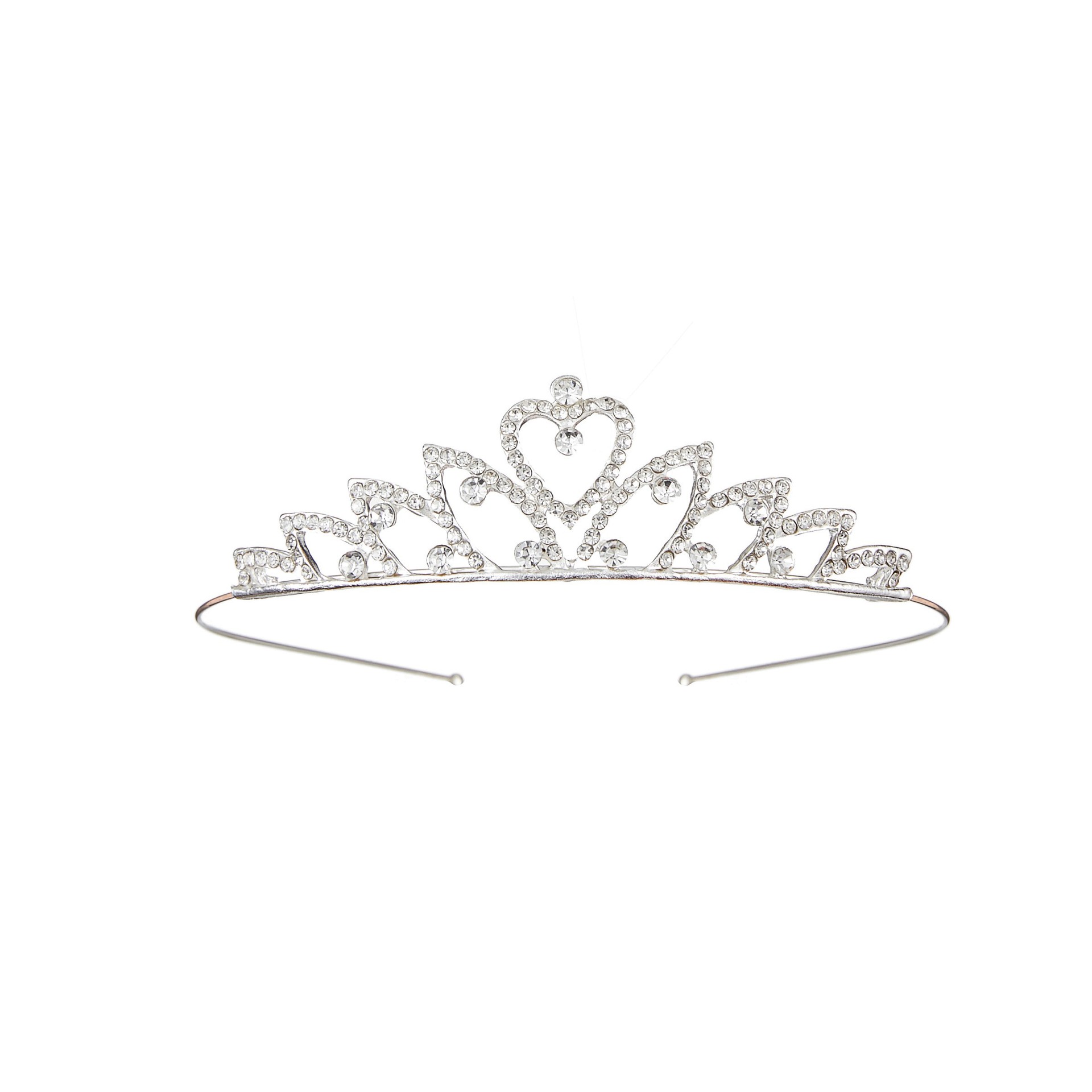 Bellissimi copricapo da sposa in cristallo lucido. Spettacolo feste. Corona placcata in argento. Accessori diademi da sposa