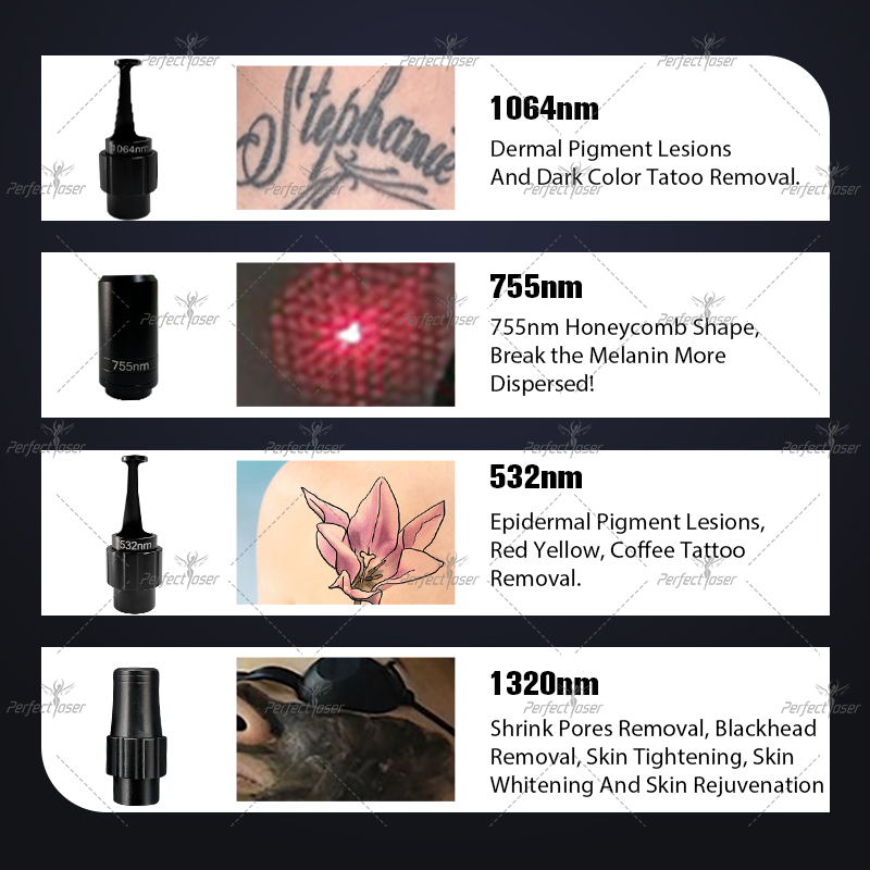 Multifunktions-2-in-1-Laser-Haarentfernungsgerät Ganzkörper-Haarentfernungs-Hautverjüngungsgerät Pico Tattoo Beauty-Ausrüstung 4500 W