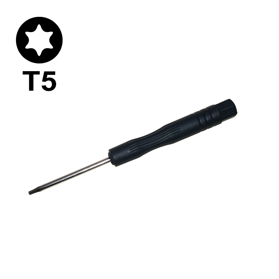 Nuovo arrivato cacciavite T5 nero cacciavite Torx strumento di apertura chiave la riparazione del circuito del disco rigido del notebook del telefono Moto