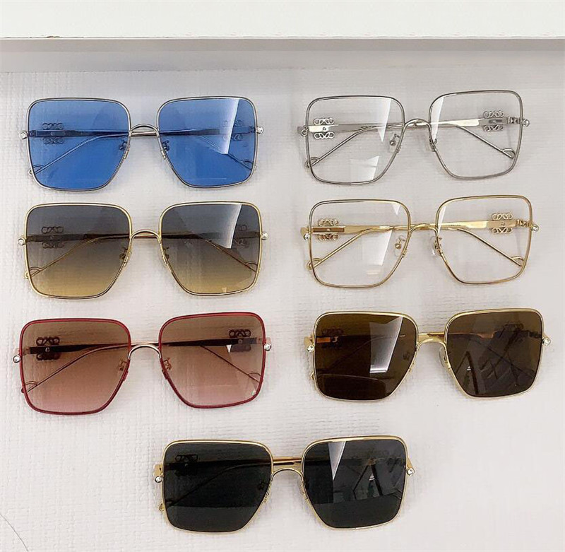 새로운 패션 디자인 스퀘어 선글라스 4006S 금속 프레임 단순하고 인기있는 스타일 고급 야외 UV400 보호 안경