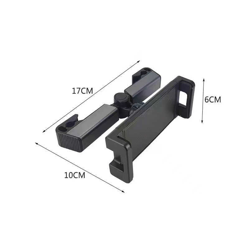 새로운 2023 새로운 자동차 뒷좌석 머리 받침 전화 홀더 스트레치 가능한 태블릿 스탠드 리어 베개 조정 브래킷 4.7-12.9 인치 iPad