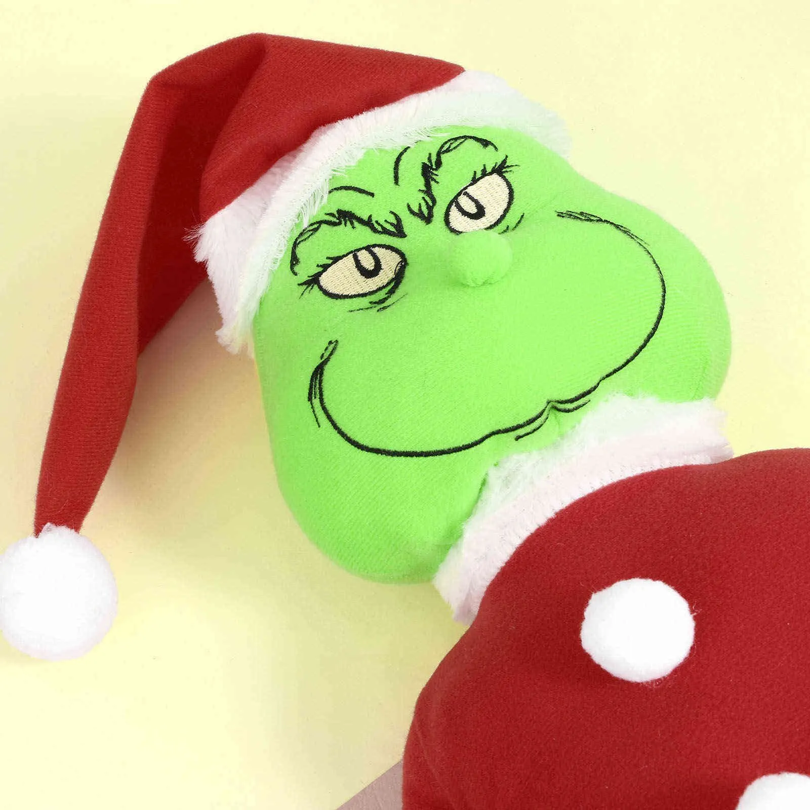 Entrega rápida realista animado grinch ornamento de natal árvore de natal decoração do quarto 2023 boneca presente decoracin navidea