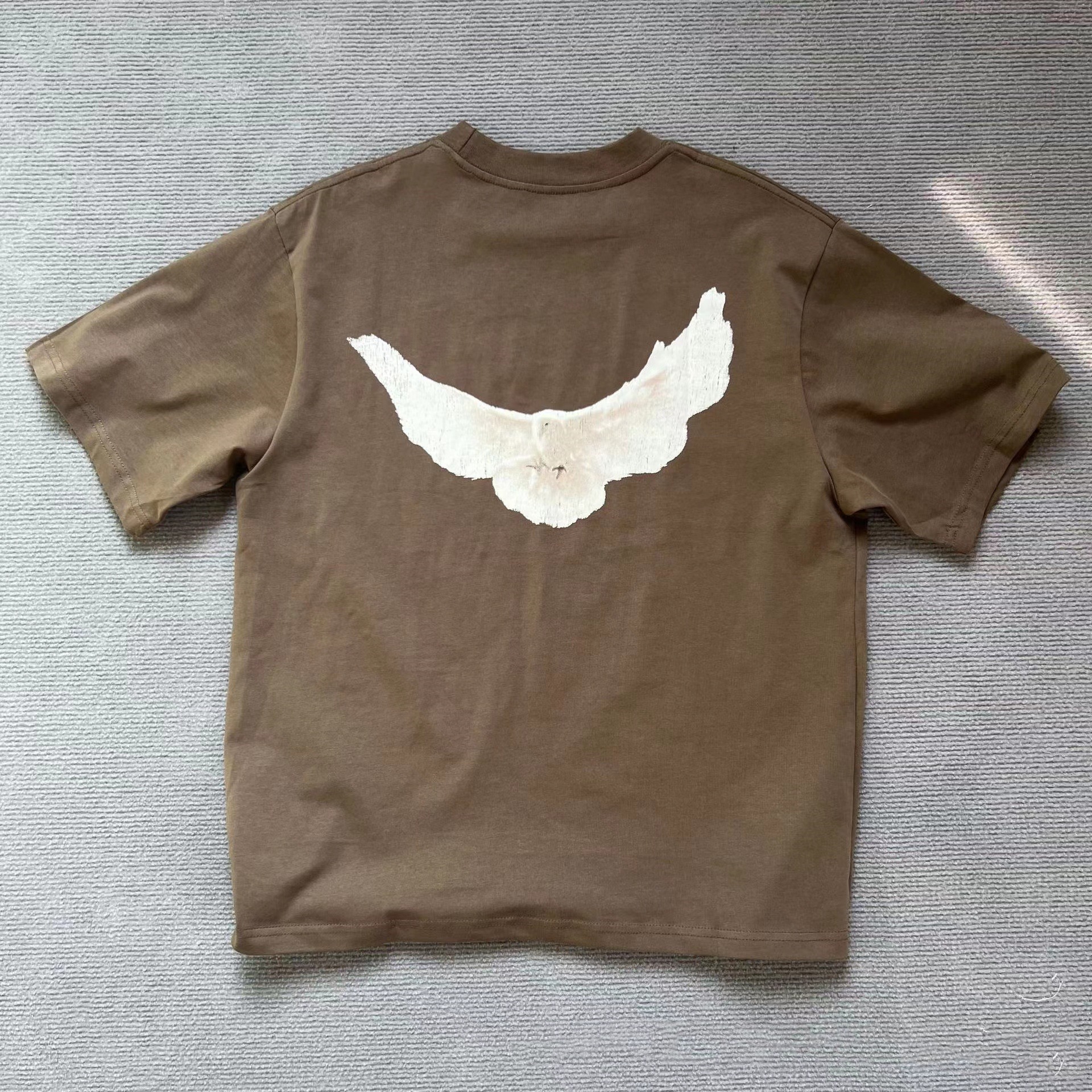 mens designer t shirt tshirt designe shirt 260g weight cotton febric mens womens unisex dove pattern Wholesale 5% off