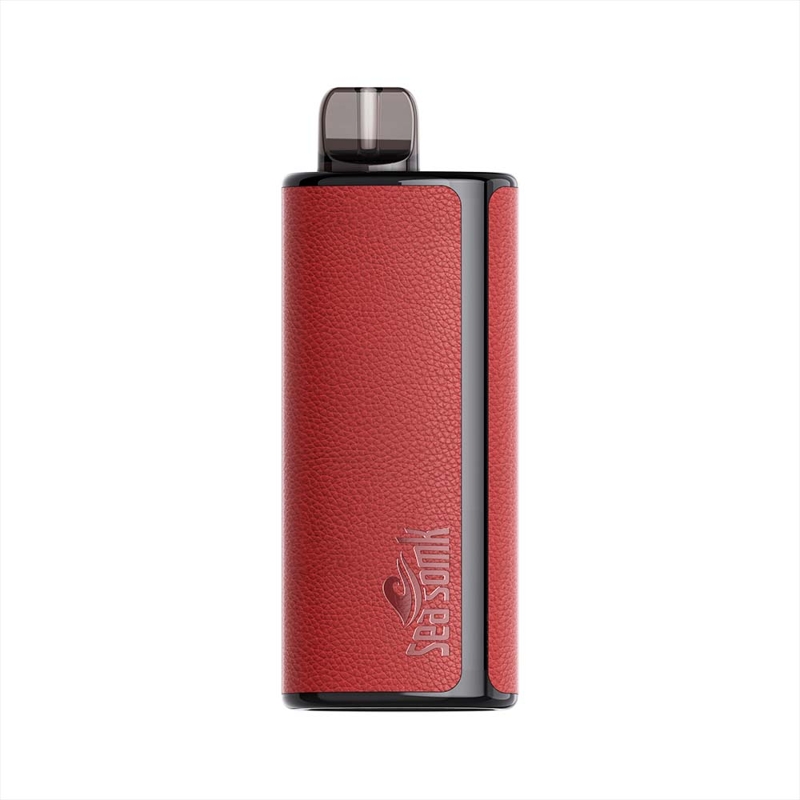 Neuester SEASOMK Digital 8000 Puffs Einweg-Vape 500 mAh wiederaufladbarer Akku E-Zigarette 13 ml Fassungsvermögen Digitalanzeige 0% 2% 5% Original Vape Pen vs. Puff ELF 12000